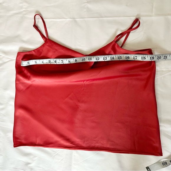 Banana Republic Factory Silky Cowl-Neck Camisole Salmon #742574 Size M EUC - Picture 11 of 12